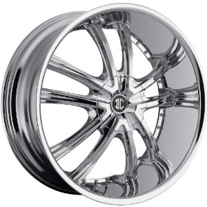 2Crave N21 20 Chrome Wheel / Rim 6x5.5 with a 35mm Offset and a 87 Hub Bore