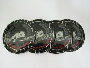 Ac Schnitzer drivers collection Decal wheel center caps, center caps with emblems, 4pc set of caps