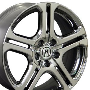 Acura on Acura Tl5 Black Chrome Wheel 18 Inch Acura Rims Acura Aftermarket