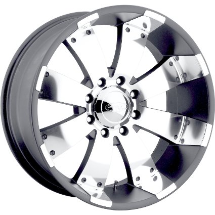 American Eagle 64 16 Gray Wheel / Rim 6x5.5 with a 0mm Offset and a 108.2 Hub Bore. 