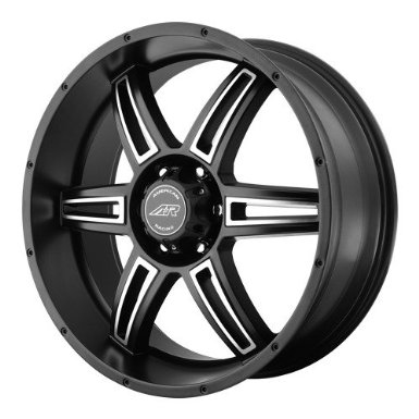 American Racing AR890 17x8 Black Wheel / Rim 6x5.5 with a 30mm Offset and a 106.25 Hub Bo