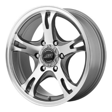 American Racing AR898 17x8 Silver Wheel / Rim 6x5.5 with a 0mm Offset and a 106.25 Hub Bo