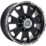 American Racing ATX Vice 17x9 Black Wheel / Rim 6x5.5 with a -12mm Offset and a 108.00 Hu