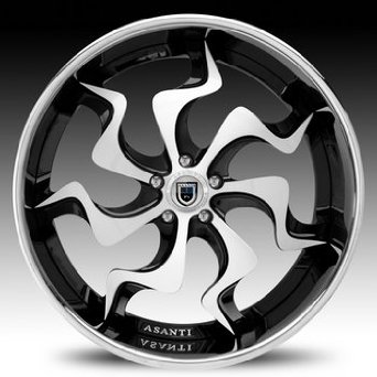 20 Inch Asanti VF-603 Chrome wheels 20x10 Asanti rims BP: 