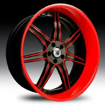 24 Inch Asanti AF-146 Chrome wheels 24x9 Asanti rims BP: