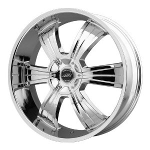 American Racing AR894 18x8 Chrome Wheel / Rim 5x4.75 & 5x5 with a 15mm Offset and a 78.10 