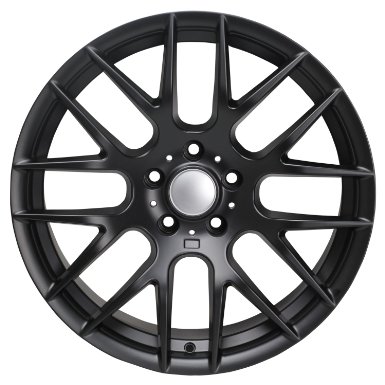 19" BMW ZCP CSL M-Competition Staggered Matte Black Wheels Rims (SET OF 4) 