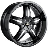 20x8.5 Baccarat Sync (1140) (Black) Wheels/Rims 5x114.3/120 (1140B-2804) 