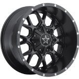  Dropstars 645B 18 Black Wheel / Rim 8x6.5 with a 0mm Offset and a 130.18 Hub Bore. 