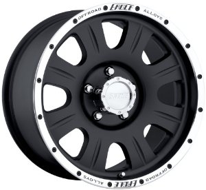 Eagle Alloys 140, black wheel rim, 17x8", 5x5", 2mm Offset, P-N 140888502AA, 4.517" back space