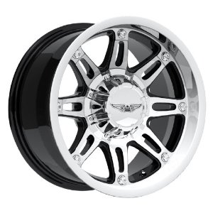 Eagle Alloys Series 027, Black wheel with painted finish, 17x9", 5x5", 2mm Offset, P-N 027889511AA