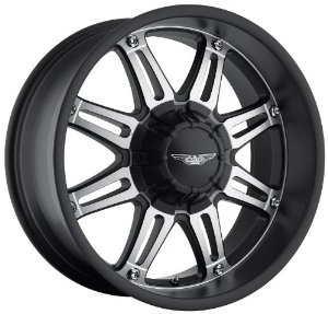 Eagle Alloys Series 027 Black Wheel with Painted Finish (20x9"/5x5") 