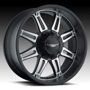 Eagle Alloys Series 027 Black Wheel with Painted Finish (20x9"/6x5.5") 