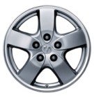Fiat 500, 16 inches wheel, Aluminium Alloy wheel, P-N 82212767, 5 spokes, factory OEM product