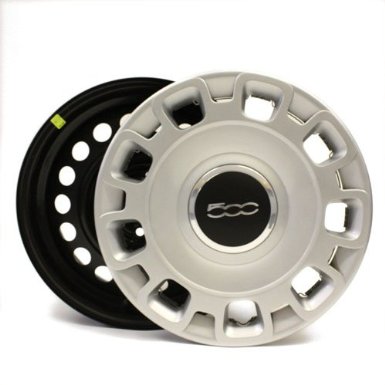 15 inches wheel, Fiat 500, 2012-2013, Steel Factory OEM, 61659, 15x6", 4x98mm, 35mm Offset