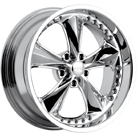 Foose Nitrous 20 Chrome Wheel / Rim 5x4.5 with a 34mm Offset and a 72.60 Hub Bore. 