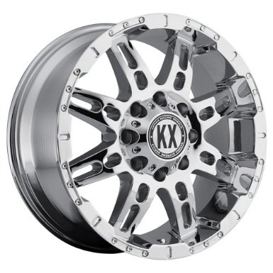 Katana KX Off-Road CP34 17x8 6x135 +25 Chrome Finish Ford F150 New Wheels 
