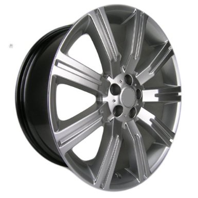 Sport Rack, 22x10", Wheels Land Rover Range Rover, Hyper Silver finish, P-N 312, 9 spokes