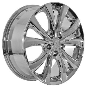 18 inches, Mazda, Portege, 929, 626, MPV, Tribute rims, 18x7.5", chrome finish, MAZ101518CHR, 67.10