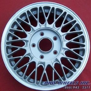 Mazda 929, 15x6", Machined Silver wheel rim, 64733, 92007447033, 5x4.5 inches