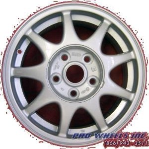 Mazda 929, 15x6", Silver Factory Original Wheel Rim, 64749, P-N 915984601702, 5x4.5", 9 spokes