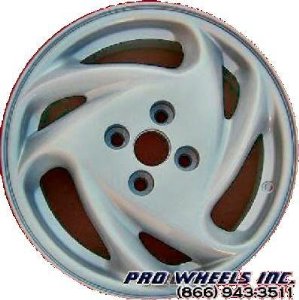 Mercury Tracer, 15x5.5", Ford Escort Zx2, Silver Factory Original Wheel Rim, 3247, P-N 909860358060