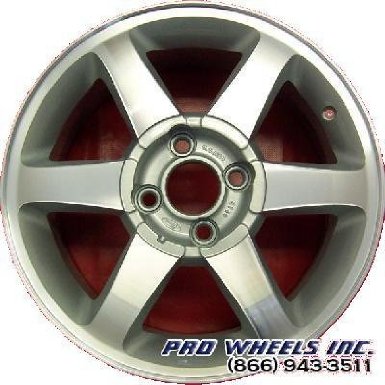 Mercury Cougar 16X6.5" Machined Silver Factory Original Wheel Rim 3378 A