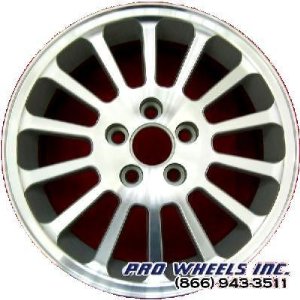 Mercury Sable, 16x6", Machined Silver Factory Original Wheel Rim, 3485 B, P-N 911304288008, 5x4.25"