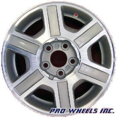 Mercury Villager, 16x6", machined silver factory original wheel rim, 3417 A, P-N 900323709728