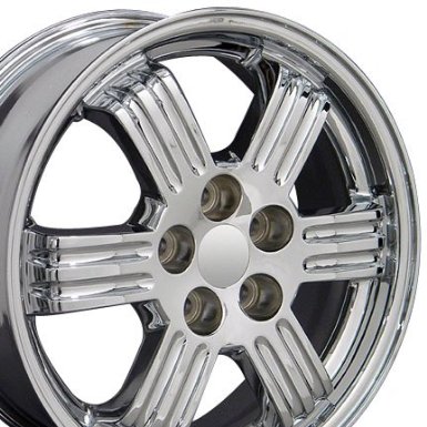 Eclipse style wheels, Mitsubishi, Chrome wheel rim, 17x6.5", 5x114.3mm, 46mm Offset, P-N 5910393