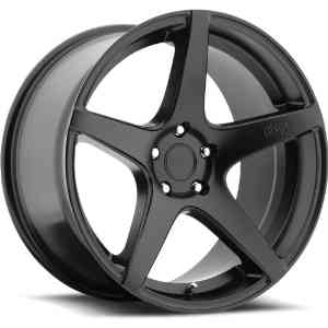 Niche GT-5 20 Black Wheel / Rim 5x112 with a 27mm Offset and a 66.6 Hub Bore
