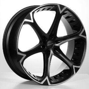 26" Giovanna Dalar6-V-Bk Wheels & Tires Pkg