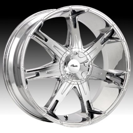 Pacer Fuzion 18x7.5 Chrome Wheel / Rim 5x4.5 & 5x5 with a 42mm Offset and a 73.00 Hub Bore