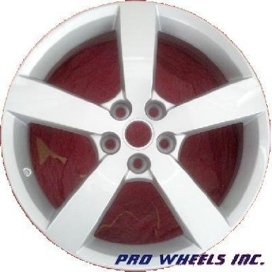 Pontiac G6, 18x7", Silver factory original wheel rim, 6598, P-N 914873735867, 5x110mm