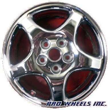 Pontiac Grand Prix, Montana, 16x6.5", Chrome factory original wheel rim, 6529 C, 910540133613, 5x115