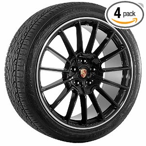 22" Black Porsche Cayenne Wheels Rims and Tires