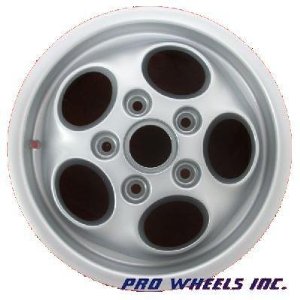 Porsche 911, 944, 15x7", 5x130", 67154, Silver factory Original, P-N 915539106179, 5 circular spokes