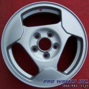 Saab 9-3, 15x6.5", Silver factory original wheel rim, 68195, P-N 912112350194, 5x112mm