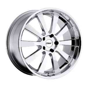 TSW Londrina 22 Chrome Wheel / Rim 5x120 with a 25mm Offset and a 76 Hub Bore. 