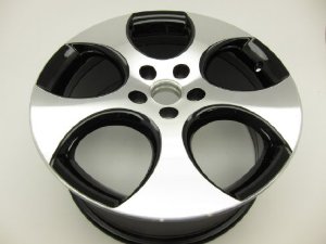 Volkswagen GTI, black/machined Detroit wheel rim, 18x7.5", P-N 1k0601025bafzz, 51mm Offset