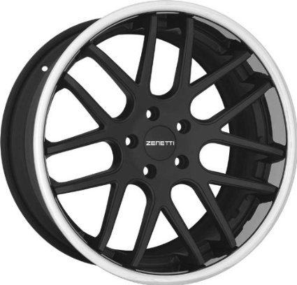 ZENETTI - torino - 20 Inch Rim x 10-(5x4.75) Offset (40) Wheel Finish - flat black chrome