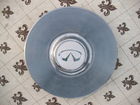 1992-94, Infiniti Q45, wheel center cap, 40315 66U00, stainless steel center cap