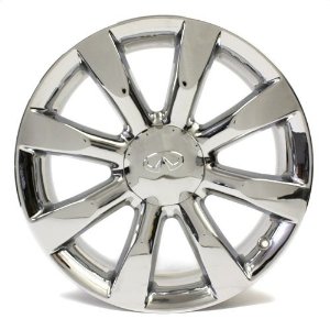 Infiniti Fx, 2004, 2005, Chrome Oem, 73678, 20x8", 5x4.5", 40 Offset, 8 spokes, one piece construct
