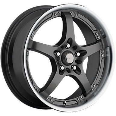 Akuza 429, black wheel rim, 17x7", 4x100mm/4x4.5", 45mm Offset, 429770810+45GBLM, 73mm Hub Bore