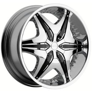 Akuza Big Papi 712, Crome wheel, 24x9", 5x114.3 mm, 35 mm Offset, P-N 712249060+35C, 87 mm Hub Bore