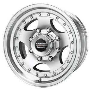 American Racing AR23, machined wheel with clear coat, 15x7", 5x4.5", P-N AR235765, 83.06mm Hub Bore