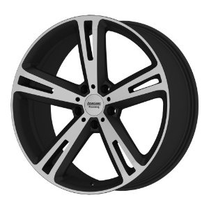 American Racing Villain AR8857, matte black wheel, machined finish, 20x8.5", 5x4.5", AR88528512738