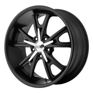 American Racing Vintage Daytona, 17x8", black wheel rim, 5x4.75", 24 mm Offset, VN80178034724A