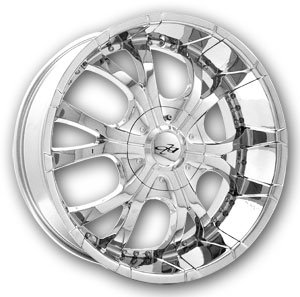 BZO Hummer, 18x9.5", chrome wheel rim, 5x120mm, 78.1 mm Hub Bore, 1895LCCB0BZOHUM-5120