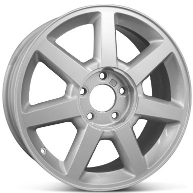 Cadillac CTS STS, 17x7.5", factory OEM stock wheel rim, 4578, silver finish, P-N 9595147-silver